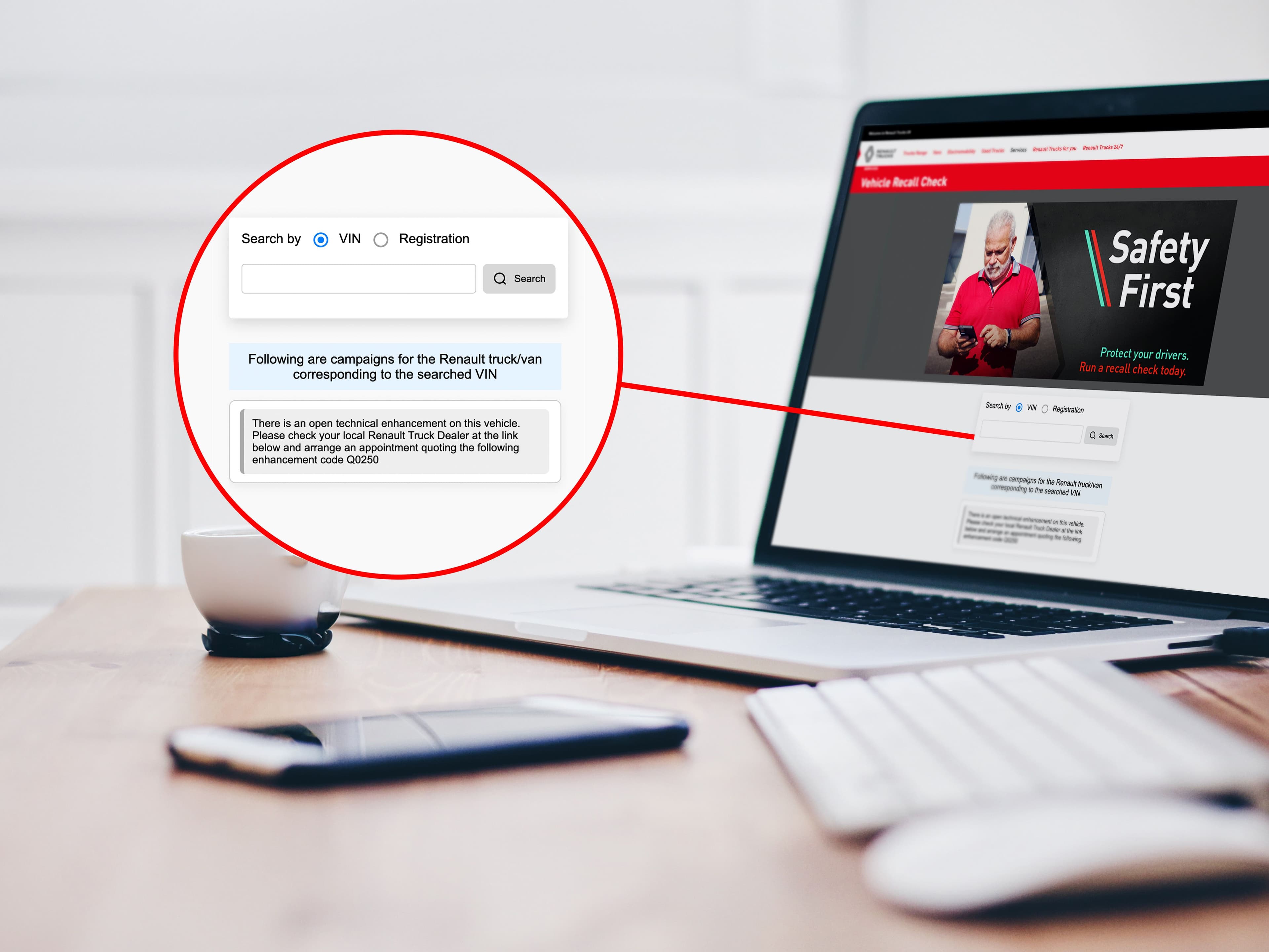 Renault Trucks launches new online recall checker to help operators stay ahead on safety and compliance