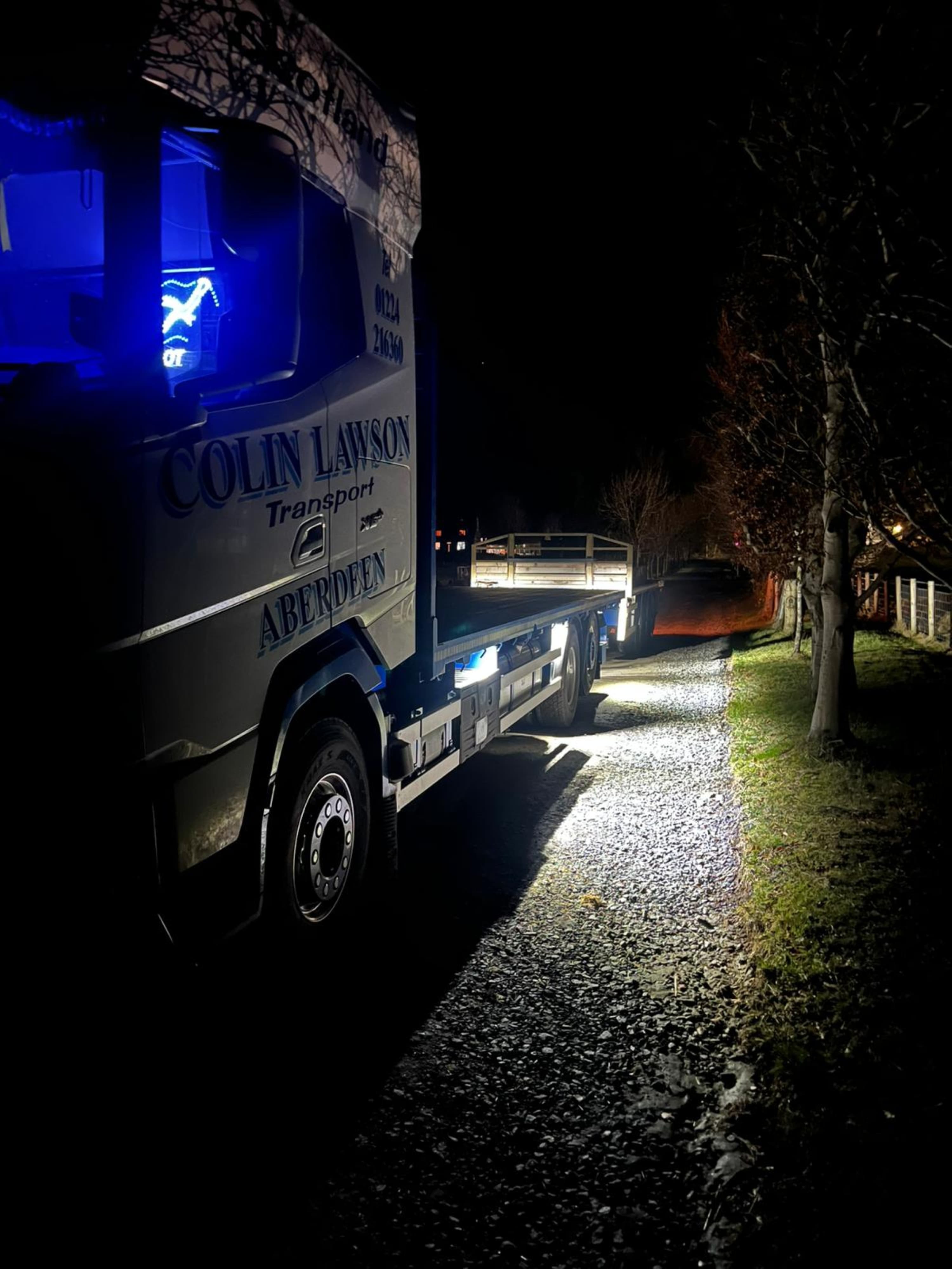 Labcraft boosts night-time safety for Colin Lawson Transport with Banksman BM3 Kit