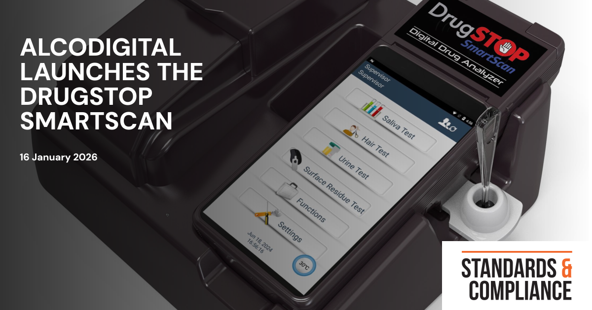 ALCODIGITAL LAUNCHES THE DRUGSTOP SMARTSCAN | Standards & Compliance ...